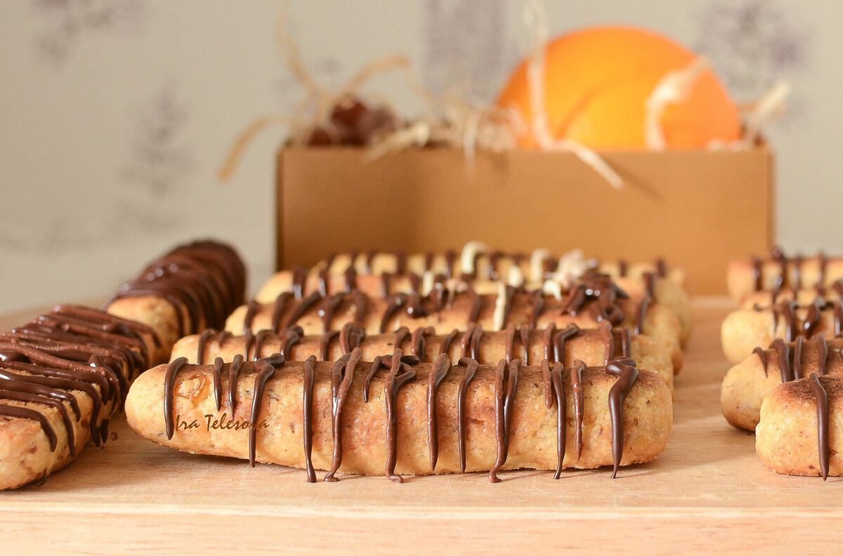 Заварные медовые печенья