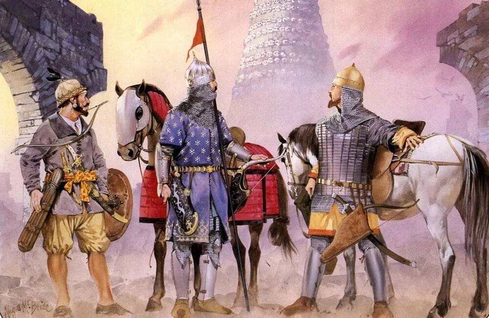 Найманские воины. 