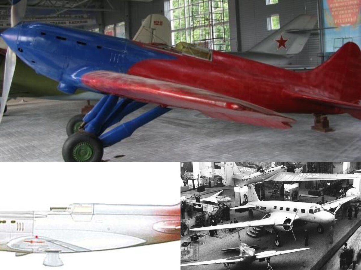 внизу - И-17  (без вооружения) на выставке в Париже; все фото статьи взяты из открытых источников