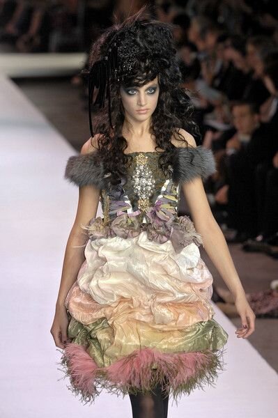 Christian Lacroix at Couture Fall 2007.