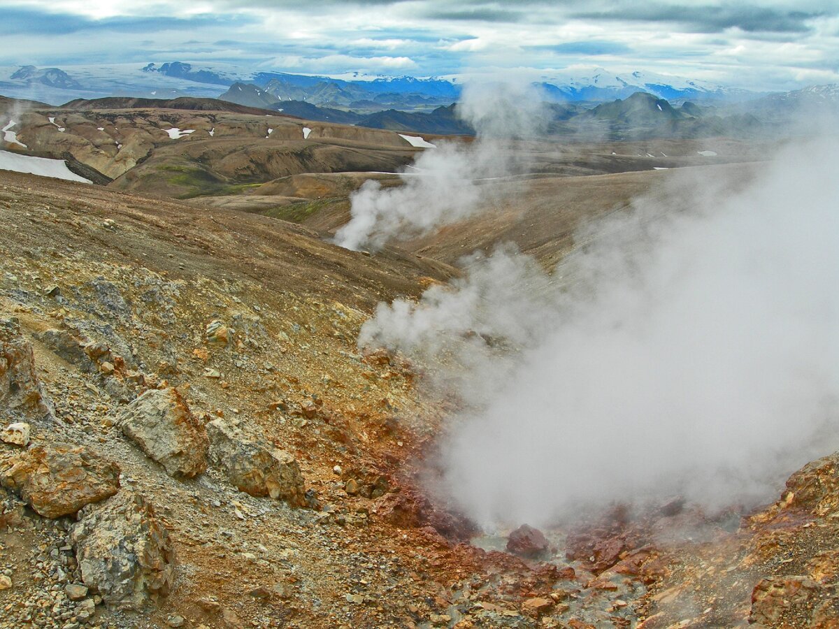 Горячие источники.