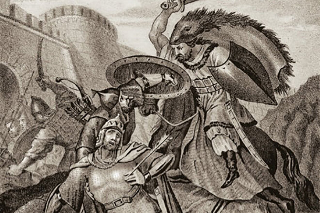 «Смерть князя Игоря» Худ. Чориков Б. А.