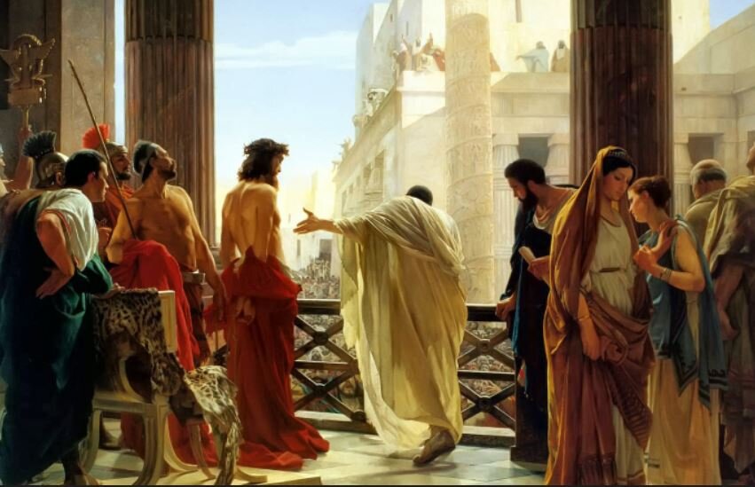 Понтий Пилат в претории. Изображение: evropakipr.com