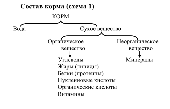 Рис.2 – Анализ корма