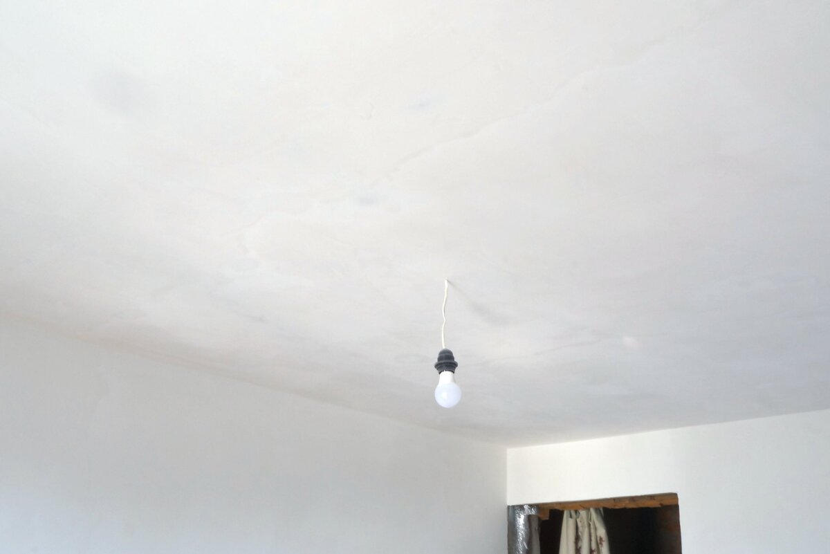 Комната после шлифования. Работа автора