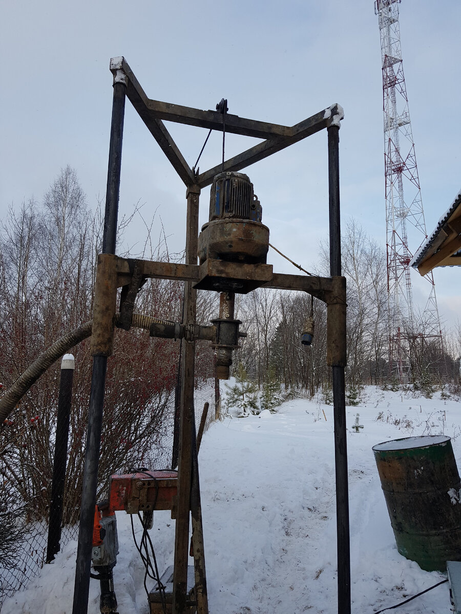 Собирают бурилку