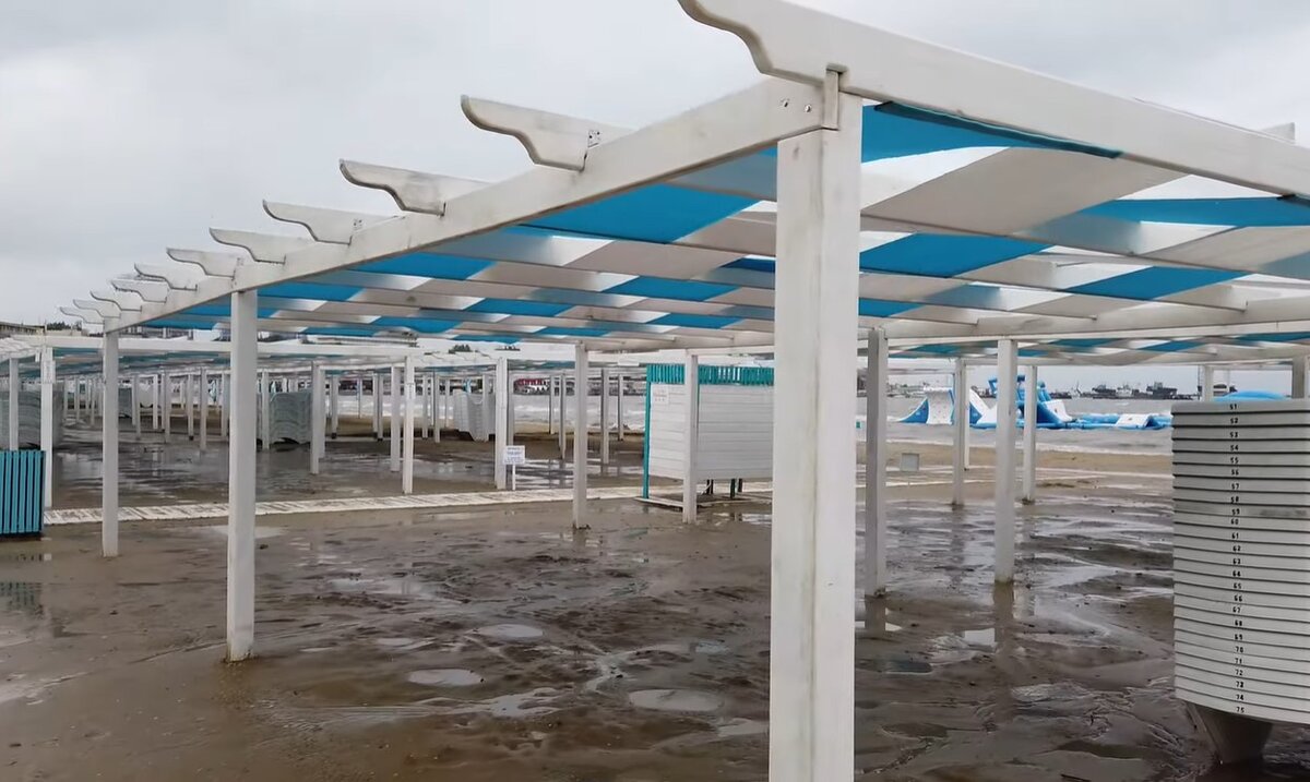 Центральный пляж в Анапе (13 августа 2021)