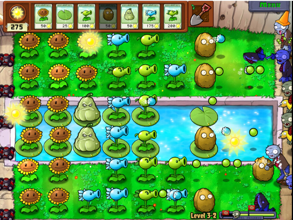 Play vs zombies. Plants vs. Zombies игры. Плантс вс зомби 1. Растения против зомби геймплей. Plants vs Zombies геймплей.