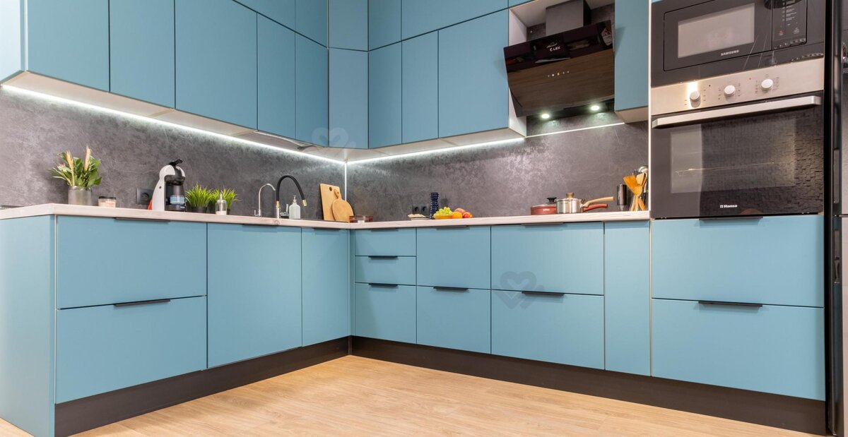 Голубая кухня «Хайди»: от 68 500 ₽