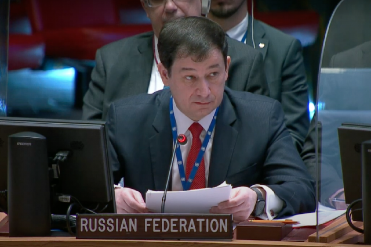    Первый зампостпреда России при ООН Дмитрий Полянский.