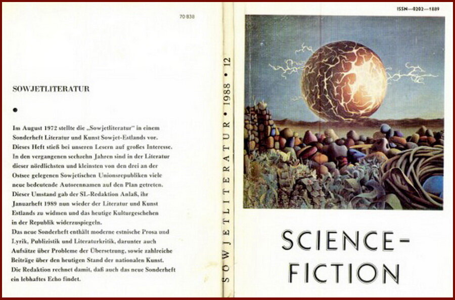 Soviet Literature, 1988-12. Special issue. Modern Soviet science fiction