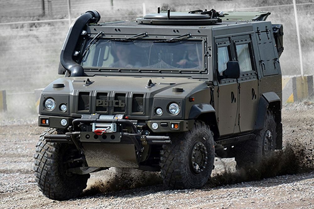 Бронеавтомобиль Iveco LMV Рысь в Сирии