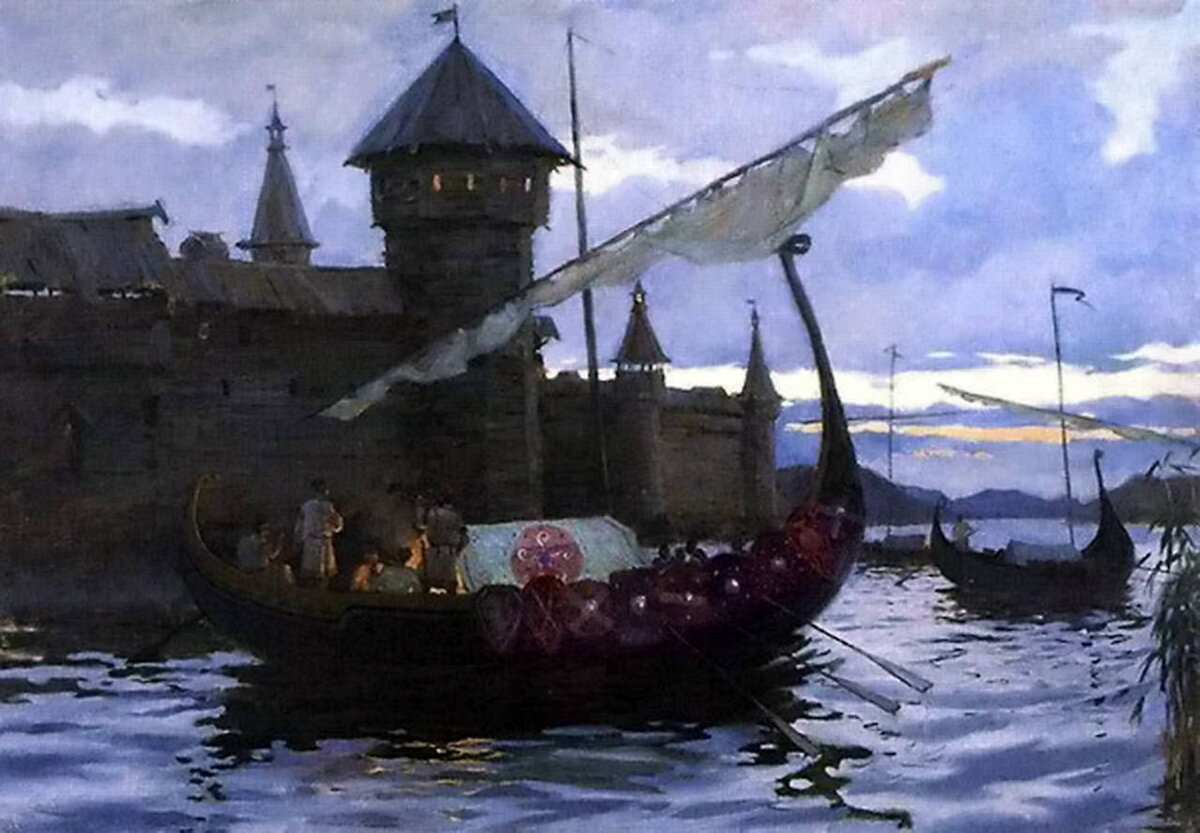 Викинги прибывают в Новгород. © Яндекс Картинки