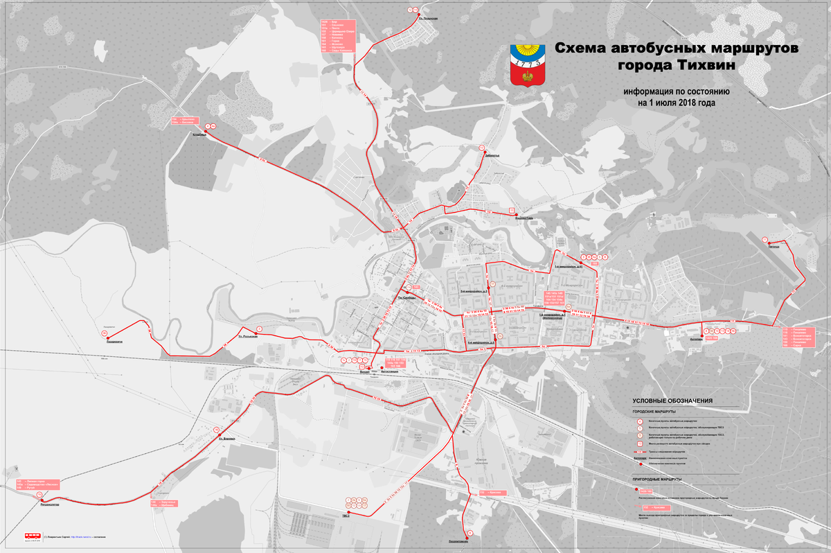 Карта тихвина с микрорайонами и номерами домов