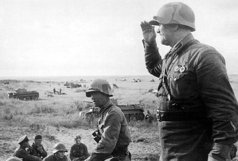 Части РККА перед наступлением