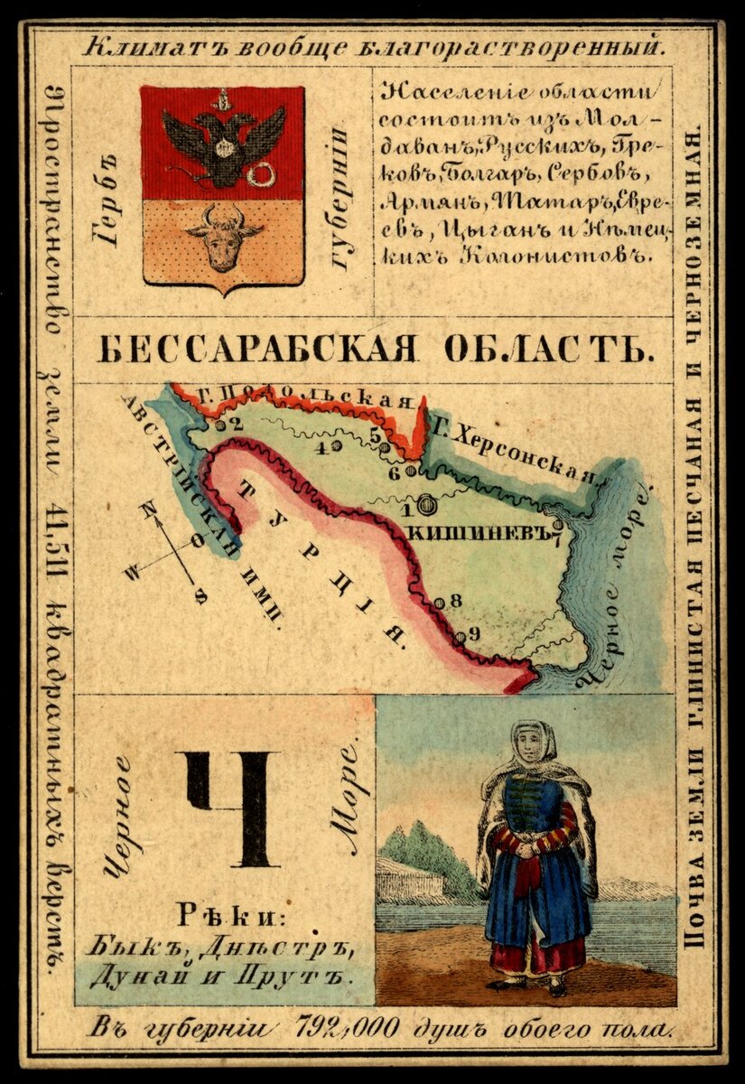 Описание Бессарабской области в 1816 году