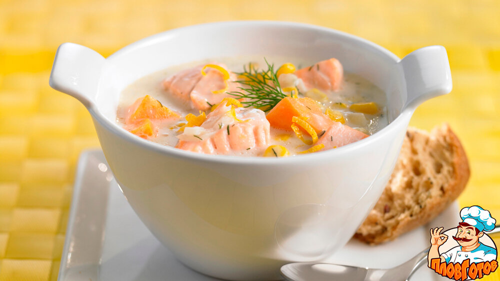 Сырный суп с лососем: пошагово с фото