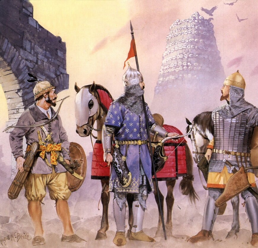 Воины-сельджуки. Источник: Osprey Publishing