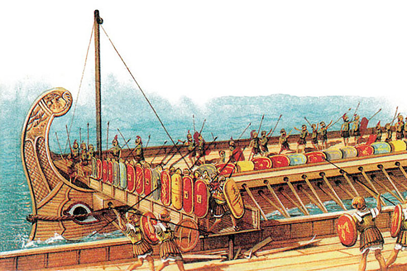 Древнеримское военное судно