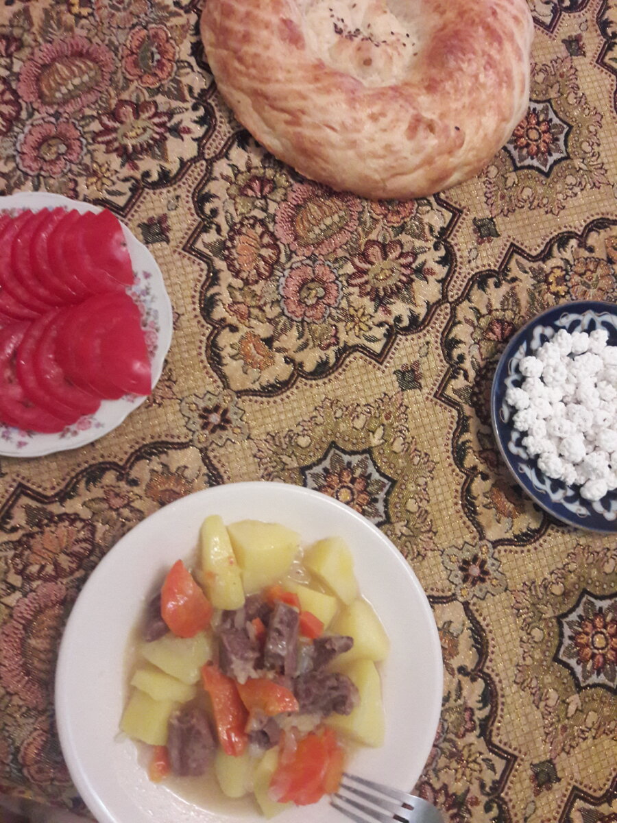 Обед по-узбекски