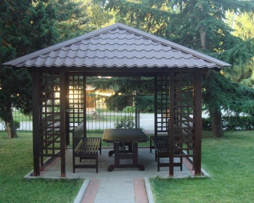 беседки из металла уфа