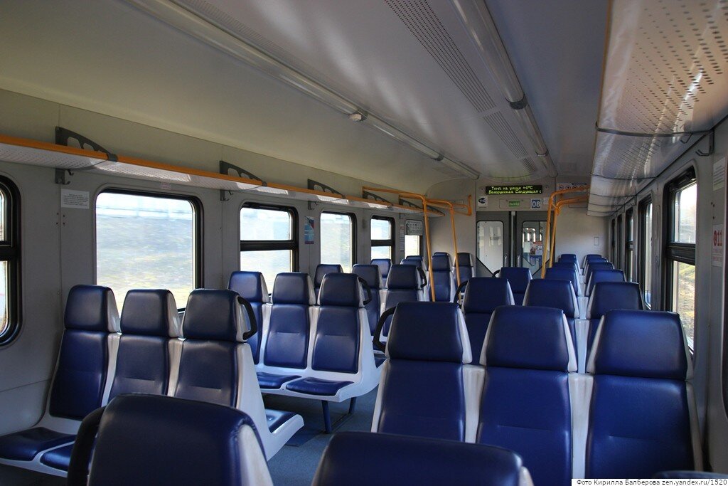 Электричка стандарт-плюс ЦППК в Москве. Фото: 1520. Все о ж/д / Кирилл Балберов
