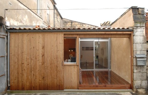 Модернизированный вход в гараж