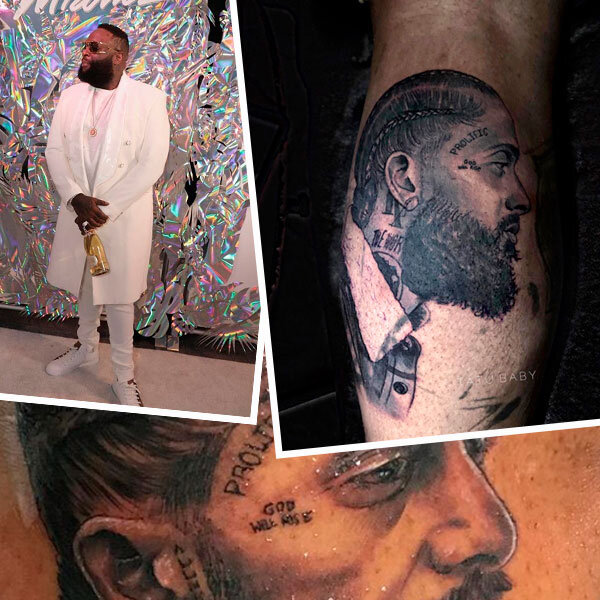 Rick Ross и его новое тату.