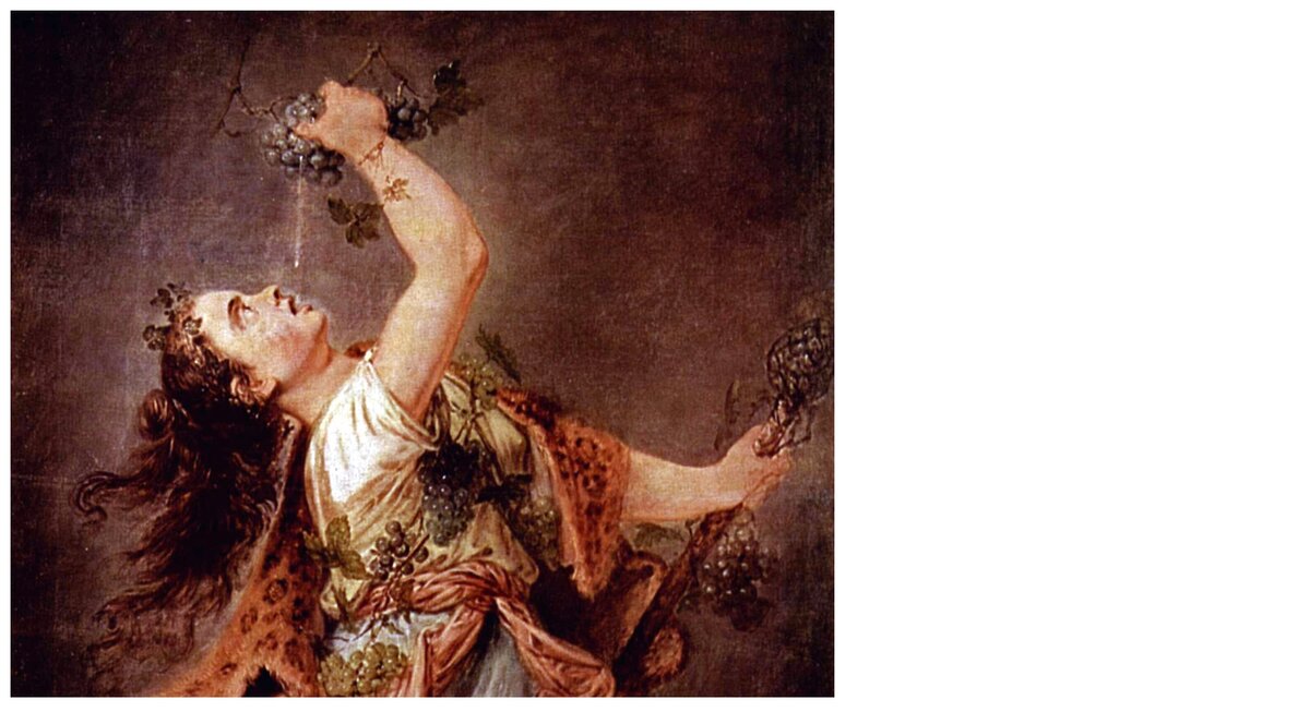 Вакханка (фрагмент) — Бернхард Роде, 1785 г. // Эрмитаж, Санкт-Петербург 