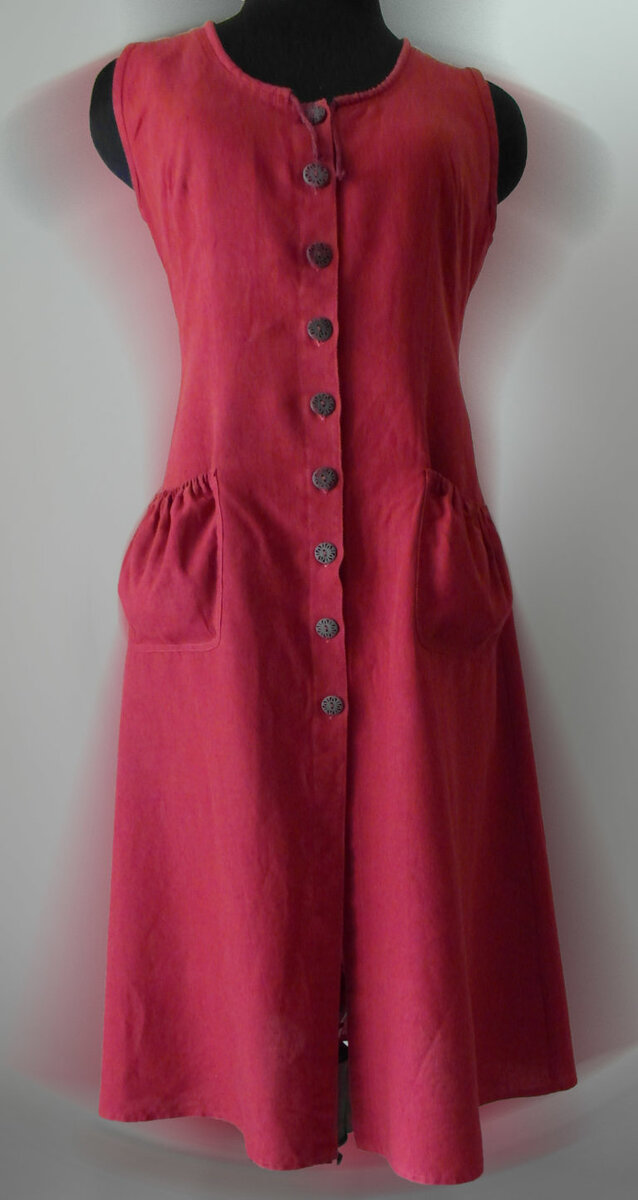 Льняное платье в стиле бохо