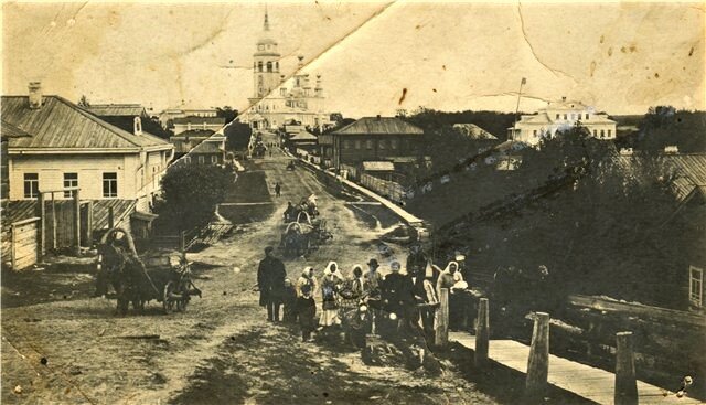 Верховажье. Один из речных портов на р. Ваге разорившийся из-за ж/д (фото 1910 года)