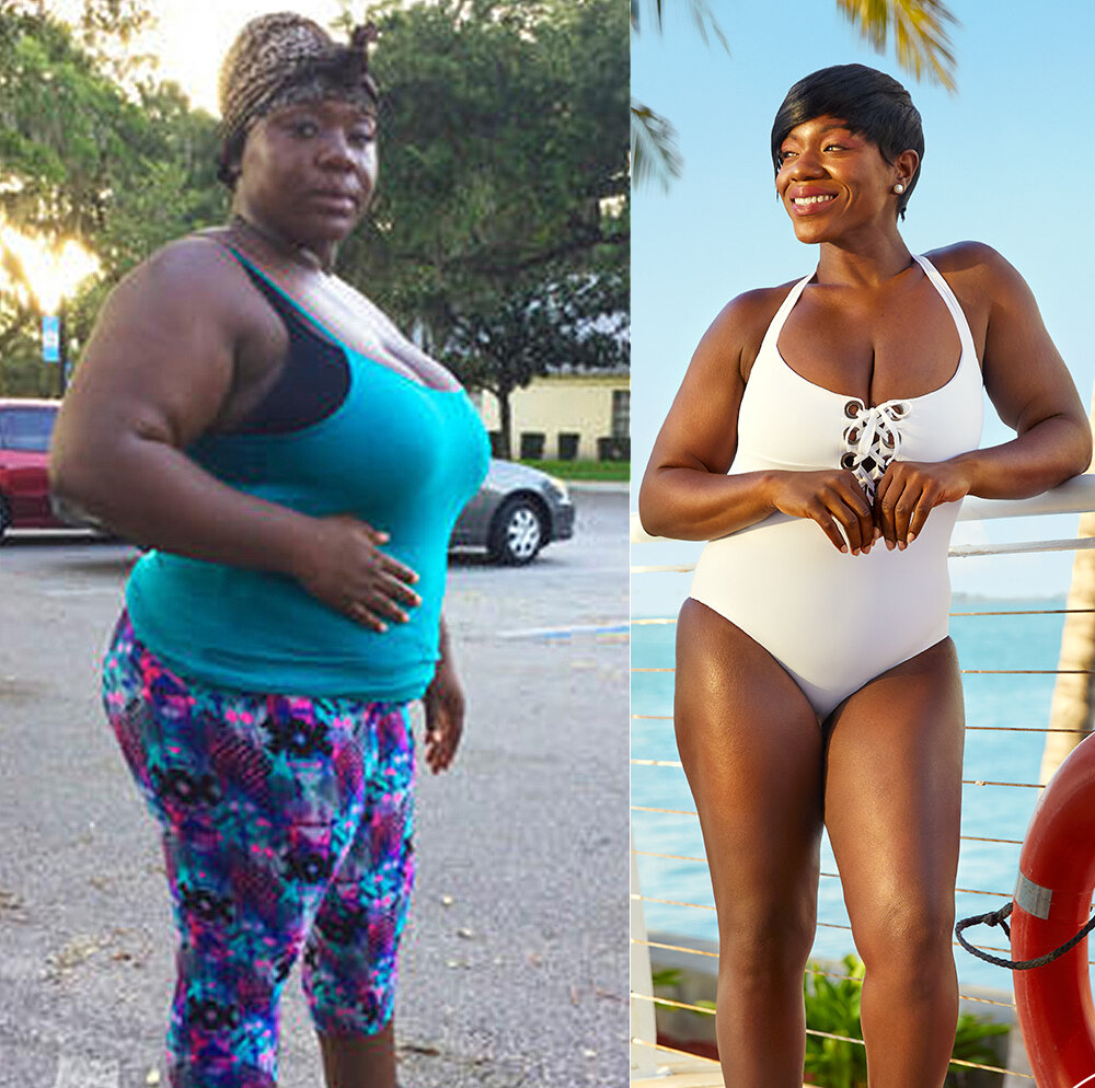 Рэйчел Сенфорт до и после похудения. Источник: instagram.com/ms100lbs