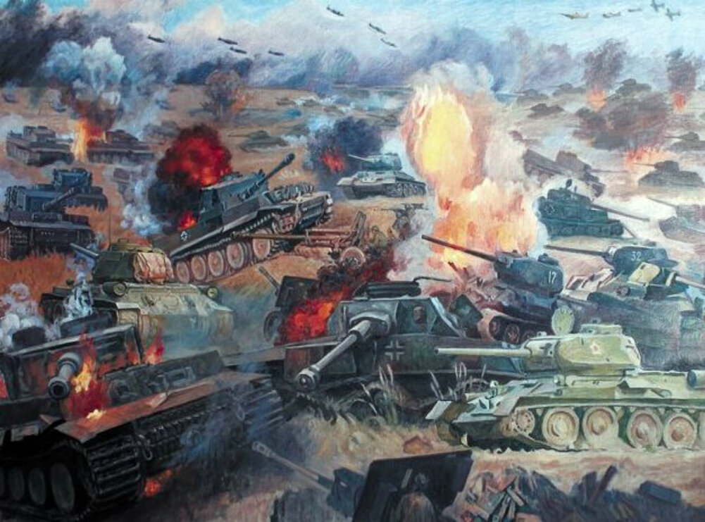 Бои в крупном городе. Курская битва 1943. Танковый бой Курская дуга. Огненная дуга Великая битва.