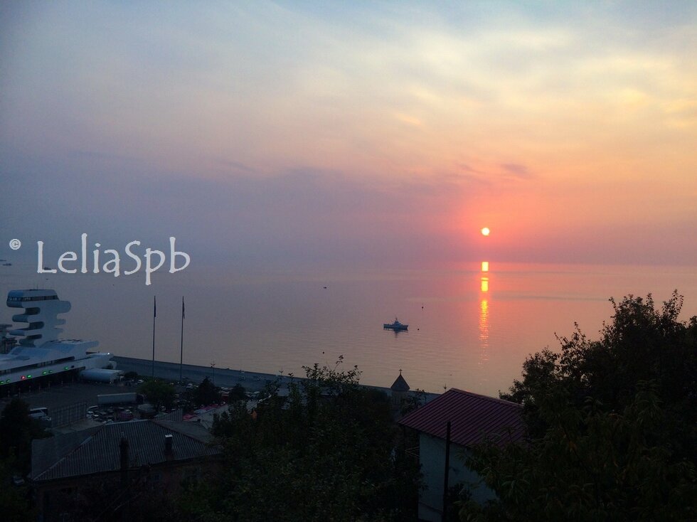 Фото из личного архива. Сарпи. Вид из дома.