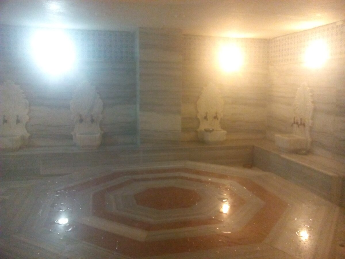 Центральный зал для мытья 