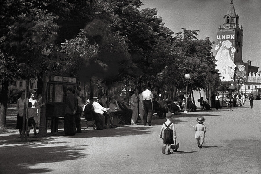 Тверской бульвар, Москва, 1930-ые.