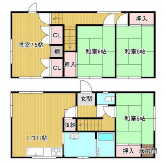 Цифры это площадь в татами - 90×180 см (1,62 м²)