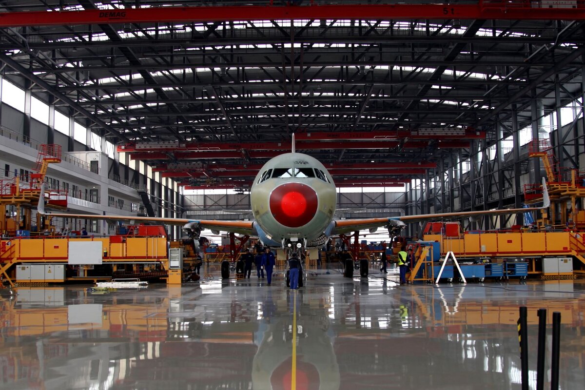Airbus A320ceo, собираемый в Тяньцзине