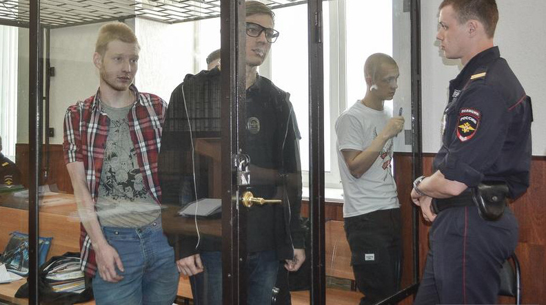 Максим Иванкин, Дмитрий Пчелинцев, Илья Шакурский в суде