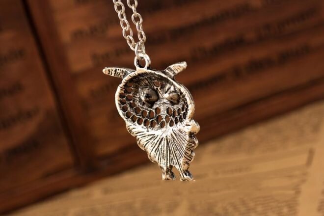 Серебряный кулон "Сова"