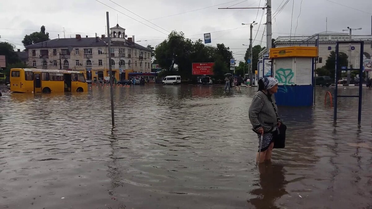 Паводки в Симферополе