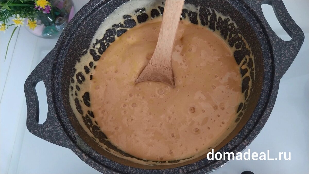 варим до карамельного цвета