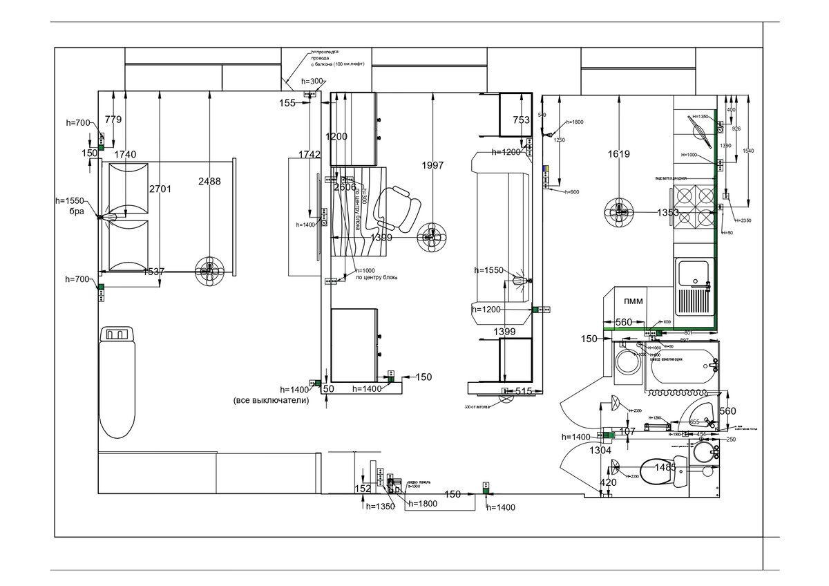 Сколько стоит ремонт 2-х комнатной квартиры? Реальный пример | Студия ...