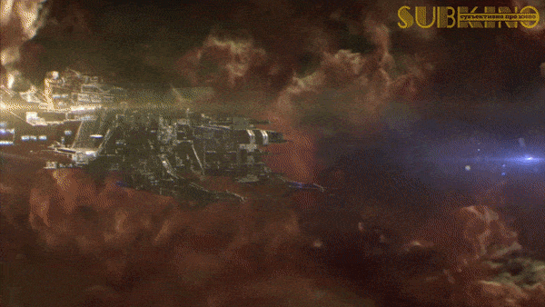 Тут бывает и зрелищно. Сцена из фильма Космические рейнджеры (2021), а точнее из The Caronte (2017)