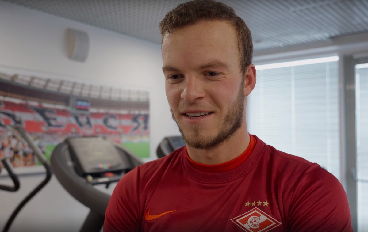 Нидерландский полузащитник "Спартака" Йоррит Хендрикс. Фото из интернета.