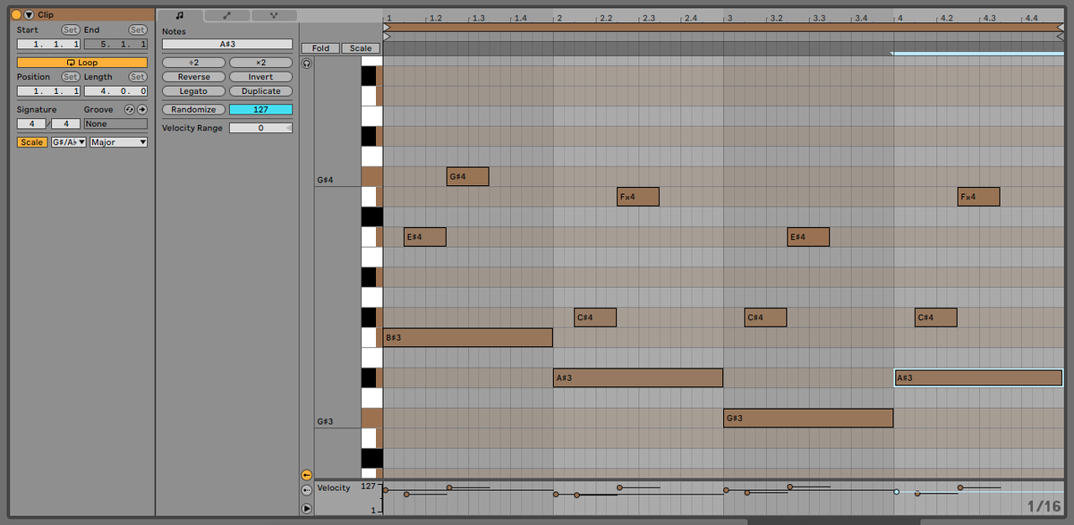 Прописал мелодию 