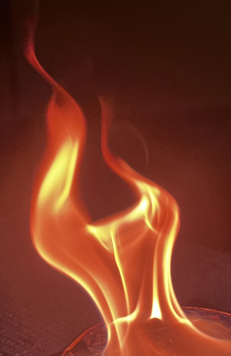 Пламя свечи ручной работы 😈