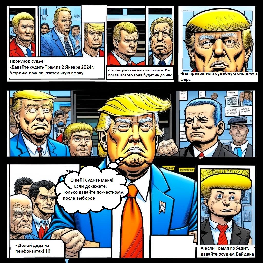 Комикс о Трампе