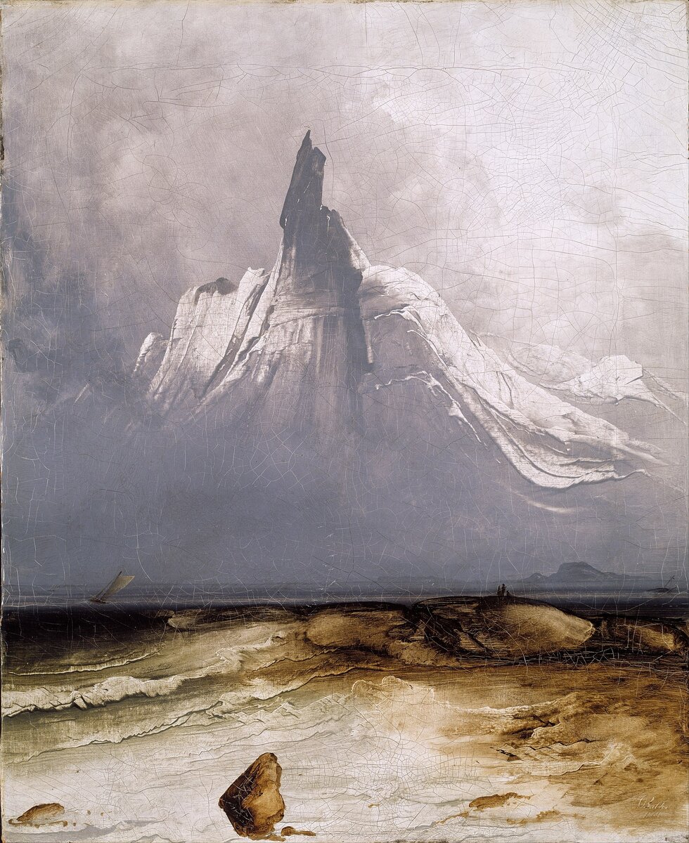 Педер Балке. Стетинд в тумане. 1864. Национальный музей искусства, архитектуры и дизайна, Осло
