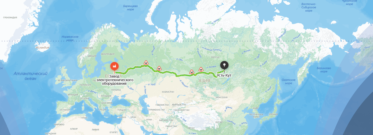 Путь в 6,5 тыс. км. 